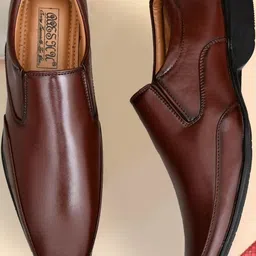 Aaeshu Men Pointed Toe Loafers Formal Shoes-picture-22