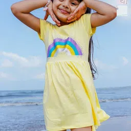 Nap Chief Girls Graphic Print Fit & Flare Dress-picture-46