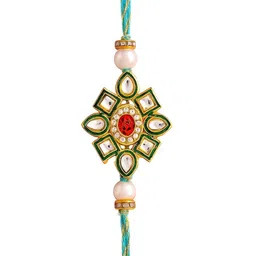 Sangria Unisex Copper Rakhi-image-62