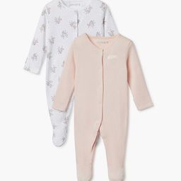 Juniors by Babyshop Girls Pack of 2 Printed Cotton Sleepsuit-image-14