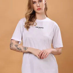 Louis Bayrad Women Drop-Shoulder Sleeves T-shirt-image-96