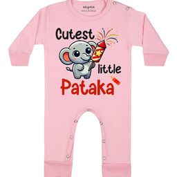 Arvesa My First Diwali Printed Bodysuit-image-53