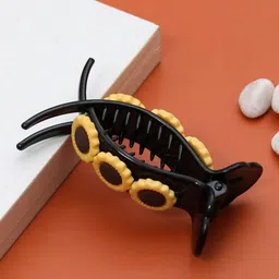 Yellow Bee Girls Embellished Claw Clip-image-46
