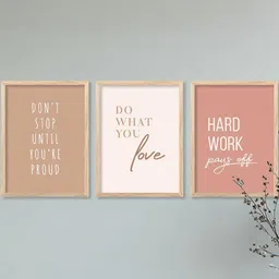 Motivational Wall Art With Frame Home Decor Wall Painting For Living Room Office Bedroom-image-83