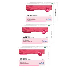 Leeford Set Of 3 Instant Anti Microbial Action Acnetoin Soap - 75 g Each-10