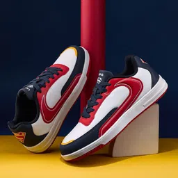 Campus Men Colourblocked PU Sneakers-picture-19