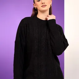 Kotty Women Cable Knit Pullover-46