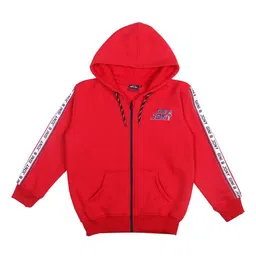 Gini and Jony Boys Cotton Typography Printed Hooded Neck Tailored Jacket-image-26
