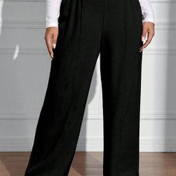 CORSICA Women SmartStraight FitHigh-Rise Easy Wash Pleated Trousers-image-25