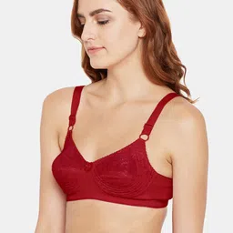 Bodycare Pack of 3 Cotton Non Padded Non wired Regular Bra image 3
