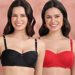 Susie Medium Coverage Underwired Lightly Padded Bra pack of 2-picture-9