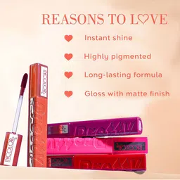 INCOLOR Pretty Matte Lip Gloss - 6ml -02 - Classy Taste image 4