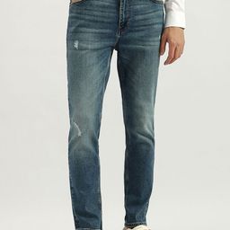 United Colors of Benetton Men Regular Fit Mid-Rise Low Distress Light Fade Jeans-image-17