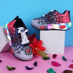 BAESD Unisex Kids Spider-Man Woven Design Sneakers-image-80