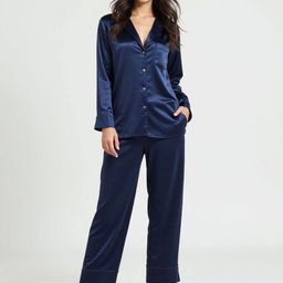 DEHMAN Shirt Collar Night Suit-image-80