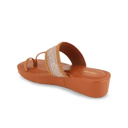 Anouk Textured Block Sandals with Bows image 2
