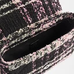 PARFOIS Checked Structured Satchel Bag image 2