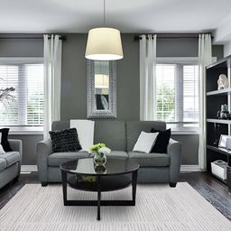 Sapana Carpet-Mats Grey Abstract No Shredding Polyester Carpet-41