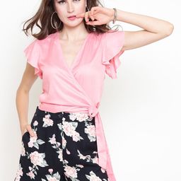 Sera Women Solid V-Neck Top-picture-4