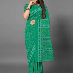 Mitera Floral Silk Blend Saree-40