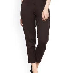 Indibelle Women Cotton Regular Fit Regular Trousers-image-103