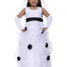 Shahina Fashion Girls Corsage Detail Maxi A-Line Dresses-image-90