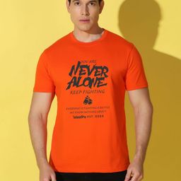 WOOSTRO Men Typography Printed Slim Fit T-shirt-image-78