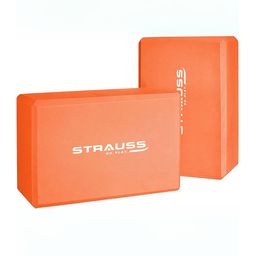STRAUSS Set Of 2 Printed Yoga Bricks-24