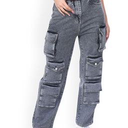 VBEAUTI Women Jean Straight Fit High-Rise Stretchable Jeans-image-76