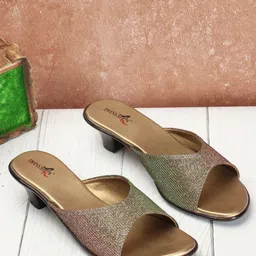 TWINSSHOE Embellished Open Toe Heels-17