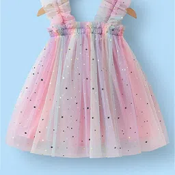 Mark & Mia Girls Embellished Shoulder Straps Fit And Flare Dress-15