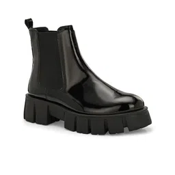 ADORLY Women Platform Heel Chelsea Boots-image-60