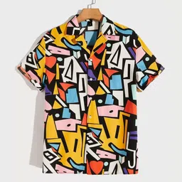 TIOR Polyester Printed Shirts-image-85