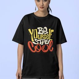 Reifica Women Printed Drop-Shoulder Sleeves Pockets T-shirt-image-41