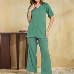 Selvia V Neck Top & Palazzo-image-27