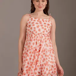 Louis Bayrad Women Floral Georgette Fit & Flare Dress-image-54