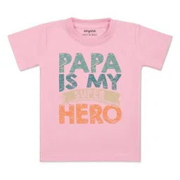 Arvesa Kids Typography Printed Applique T-shirt-42