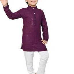 Go Berry Boys Embellished Pyjamas-0