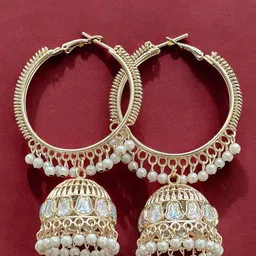 Anouk Contemporary Jhumkas Earrings-35