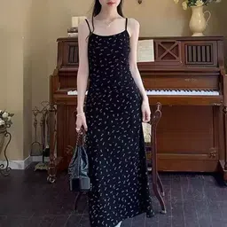 StyleCast Women Solid A-Line Maxi Dress-image-76