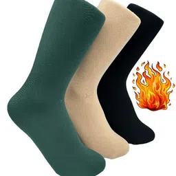Alexvyan Women Pack Of 3 Calf-Length Warm Socks-10