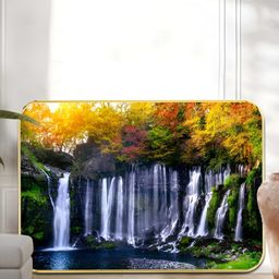SAF Yellow & Green Waterfall Wall Art-image-83