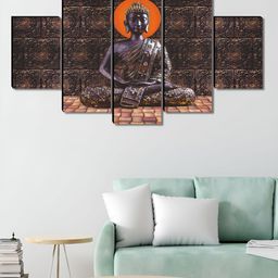 Livin'luxe Black & Red 5 Piece Wood Other Wall Paintings-picture-35