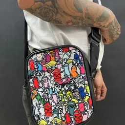 URBAN PITARA Unisex Printed Messenger Bag-20