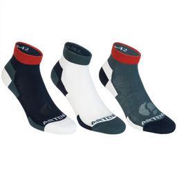 Artengo By Decathlon Men Pack Of 3 Colourblocked Above Ankle Length Socks-28