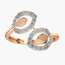 VALANOVA Women Rose Gold Ring Diamond-picture-9