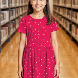 Miss & Chief Print Fit & Flare Dress-image-34
