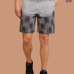 BULLMER Men Pack of 2 Abstract Printed Regular Fit Shorts-picture-25