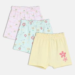 MINI KLUB Girls Floral Printed Shorts-picture-45