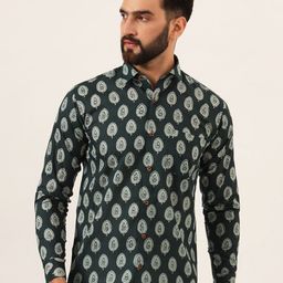 MILLENNIAL MEN Men Comfort Sheer Printed Casual Shirt-image-1
